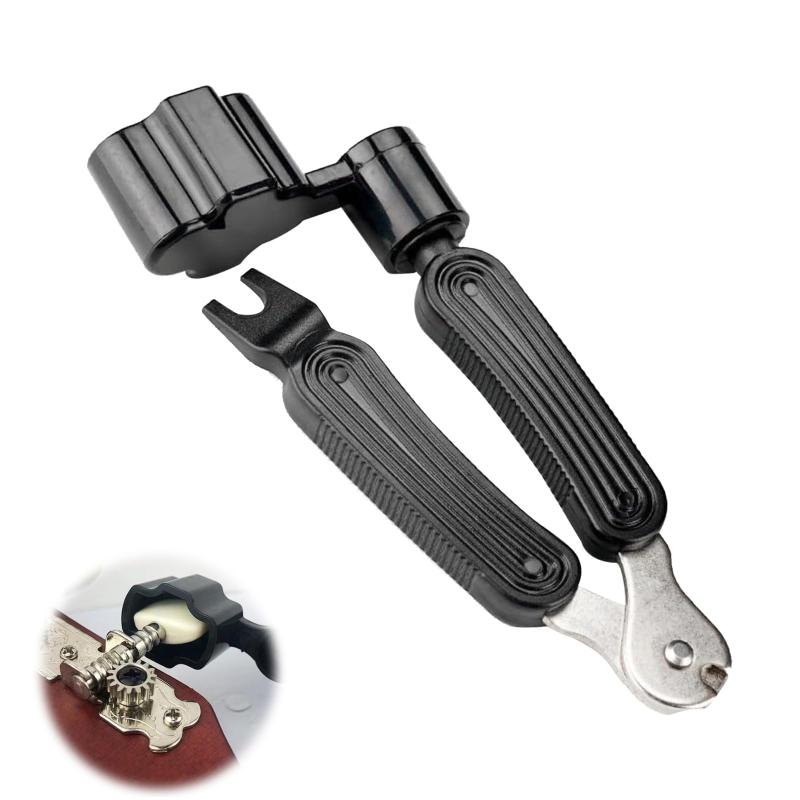 PAVIKE ストリングワインダー アコースティックギター、ギター、ベース、エレキギター、アコギ用 ペグ回し ペグワインダー ピン外し 弦 弦交換 メンテナンス ブリッジピン抜き