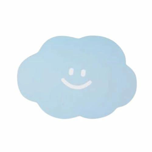 Liacoo マウスパッド 雲デザイン デスク用マウスパッド パソコン 周辺機器 おしゃれ 可愛い スマイリー 薄型 シンプル 滑り止め 裏ラバー リモートワーク オフィス PCゲーム