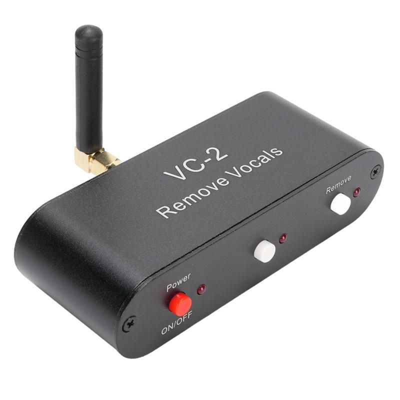 ASHATA VC-2カラオケステレオボーカル除去デバイス、3.5mmスピーカー用のBT 5.0を使用したリアルタイムボーカルリムーバーカラオケマシン電話コンピューター[プレミアムビルド品質] 耐久性のあるアルミニウム合金で作られた vc-2 は、頻繁な使用にも耐える洗練されたプロフェッショナルなデザインが特徴です。コンパクトなサイズとタイプ C 電源 (DC 5V) により、イベントでの持ち運びが容易になり、0.25W の低消費電力でエネルギー効率が確保されます。20Hz ～ 20KHz の周波数応答により、スタジオ品質のオーディオ再生を実現します。[ユニバーサルな互換性] vc-2 カラオケ ボーカル リムーバーは、スマートフォン、タブレット、コンピューターのどのアプリでも問題なく動作します。音楽をストリーミングする場合でも、ローカル ファイルを再生する場合でも、このデバイスは簡単に統合され、いつでもどこでもカラオケを楽しむことができます。プラグ アンド プレイ設計で複雑なセットアップが不要なので、初心者にもプロにも最適です。[調整可能なボーカルレベル] 3つの正確なボーカルキャンセル設定でカラオケエクスペリエンスをカスタマイズします：、75％、および0％の除去。また、ユニークな機能には、バックグラウンドボーカルが0％、25％、または保存を維持しているため、音楽を完全に制御できます。歌の練習やプロのグレードのカラオケパーティーを開催するため。[リアルタイム音声キャンセル]カラオケボーカルリムーバーは、高度なハードウェアサーキットとソフトウェアアルゴリズムを使用して、プロのグレードの音声キャンセルを提供します。 3.5mmのAUX入力/出力を介して、ステレオソングのオリジナルボーカルをシームレスに排除または削減します。歌うセッションのためにクリスタルクリアなインストゥルメンタル伴奏を体験してください。[多機能BTアダプター]このデバイスは、数十メートルまでの安定した接続のための外部アンテナを備えた高性能BT 5.0レシーバーとしても機能します。有線入力とワイヤレス入力の両方をサポートしているため、スピーカー、カラオケマシン、またはアンプに簡単に接続できます。組み込みのアンテナは、パフォーマンス中にドロップアウトなしで強力な信号受信をします。