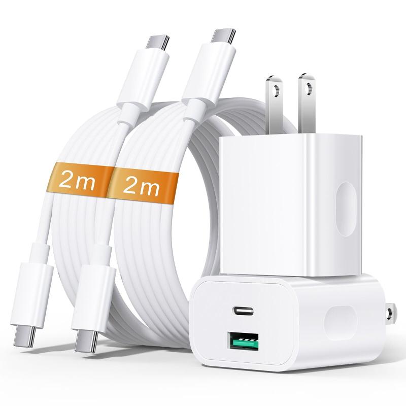 20W 急速充電器 type-c【超軽量・極小型】 usb コンセント 【PSE認証済/2個セット】PD3.0 QC3.0 ンセント式タイプC AC アダプター 2ポート 搭載 iPhone 16/15/14/13/12/8/XR/X/SE, Galax