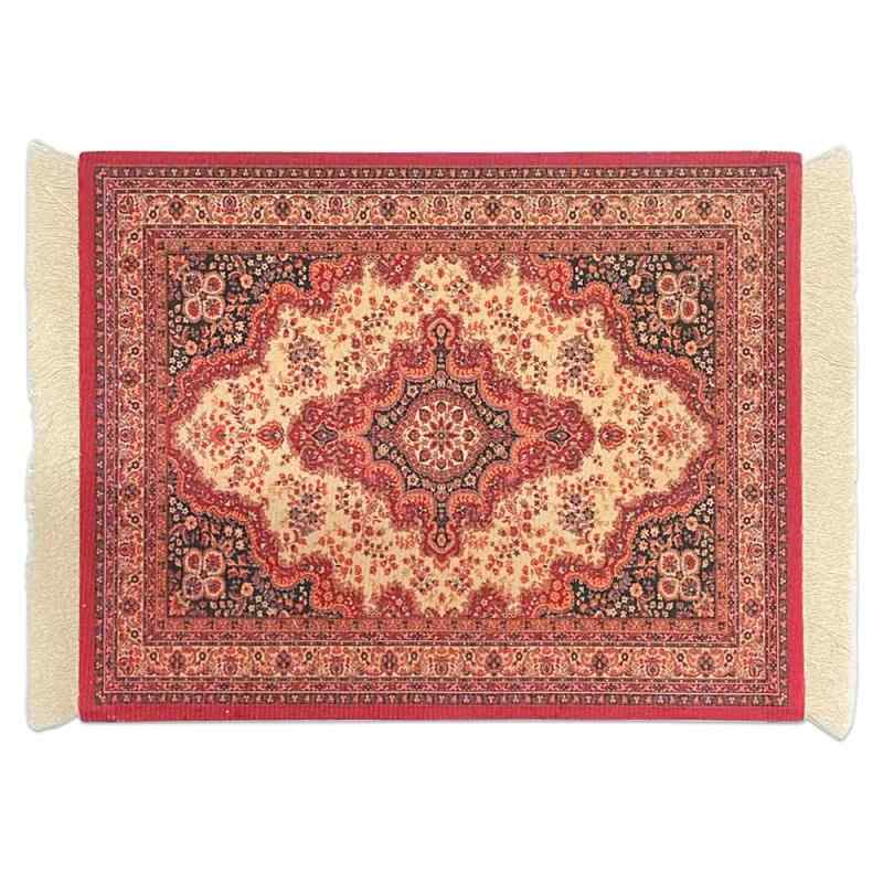 [6パターン] オリエンタルペルシャカーペットスタイルマウスパッド ヴィンテージミニチュアボヘミアンラグデスクパッド ノンスリップ コンピューターマウスマット コースターテーブル装