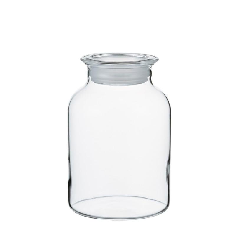 HARIO ガラスの手仕事保存びん 1000mL GHB-1000