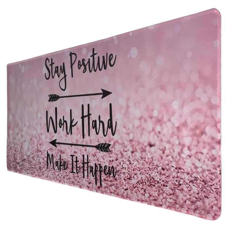 大型 大きい ロング クール 防水 正方形 ユニーク 地形 花柄 サクラ なめらか オフィス デスク コンピューター ゲーム 超薄型 キーボードとマウスパッド 31.5 x 12インチ (80 x 30cm)。