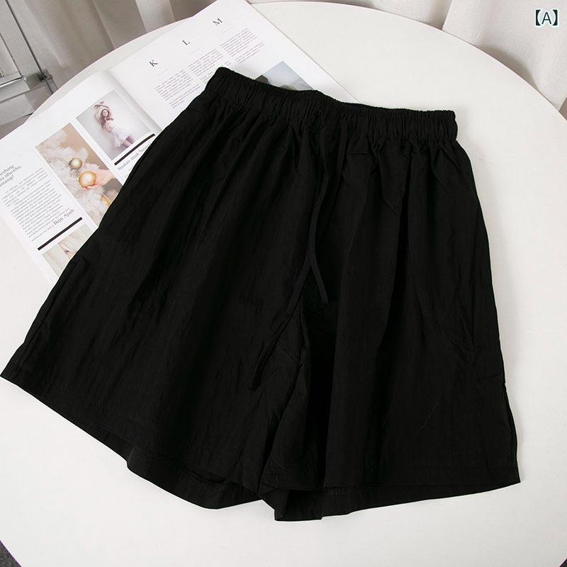 ショートパンツ レディース 高ウエスト ゆった...の紹介画像2