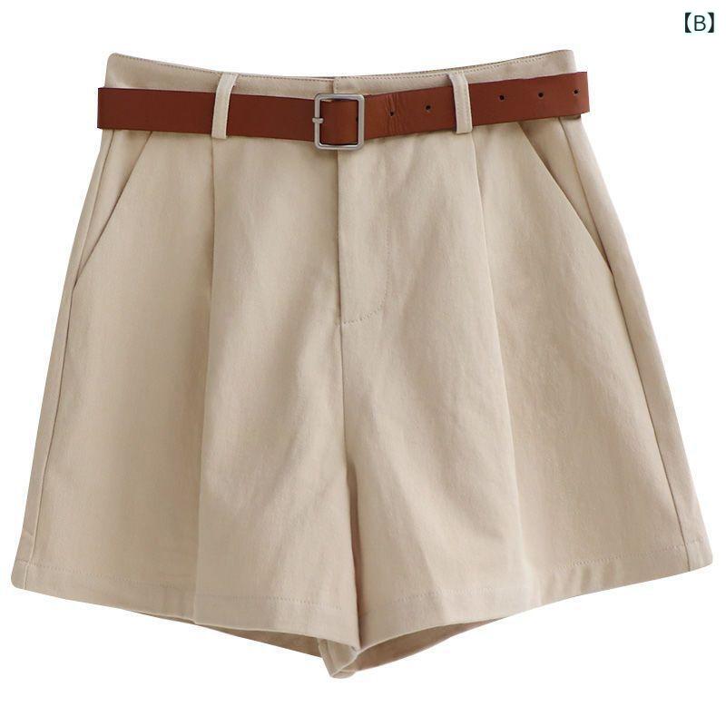 ショートパンツ レディース 韓国風 ハイウエス...の紹介画像3