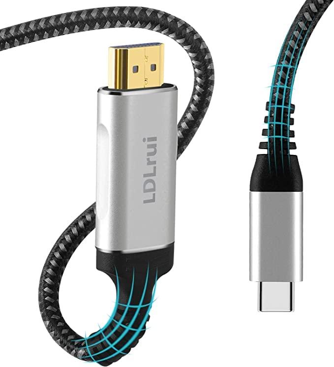 hdmi usbc 変換ケーブル 4K@60HZ スマホ から テレビ に つなぐ 映像出力 タイプc hdmi ケーブル usb c to hdmi cable 16.5ft Thunderbolt 3 cタイプ 変換ケー 3m