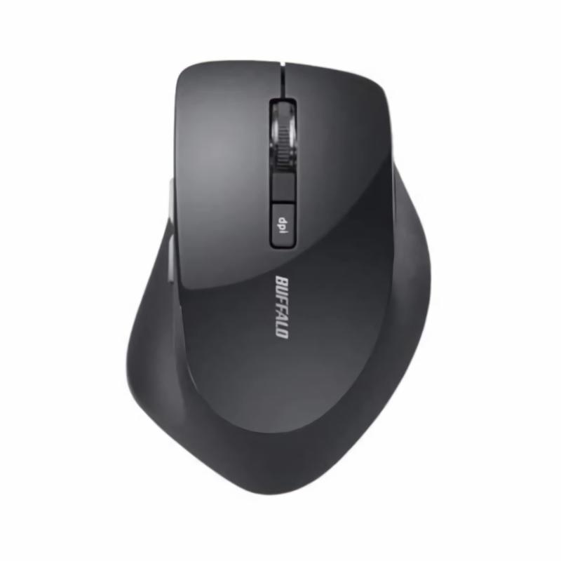 BSMBW320BK(ブラック) ワイヤレスBlueLEDマウス 2.4GHz接続 5ボタン