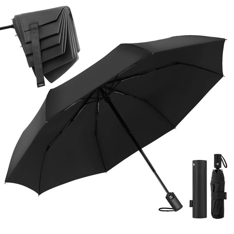 HINOKAZE 折りたたみ傘 ワンタッチ 自動開閉 メンズ【形状記憶・3秒でたためる傘】275g超軽量 8本骨自動開閉 折り畳み傘 おりたたみ メンズ レディース 折りたたみ傘 ワンタッ 撥水速乾 耐強風