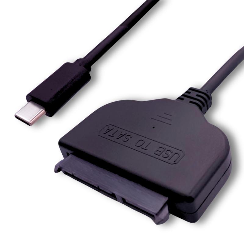 TEXNINJA SATA to USB-C 変換ケーブル 2.5インチSSD/HDD対応 転送速度5Gbps ドライバ不要 TENNINJA-SATA