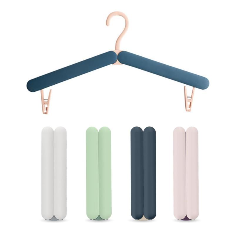 Kelain 旅行用ハンガー 出張 便利グッズ チェアハンガー 折りたたみ 4個セット 軽量コンパクト 収納便利 旅行 便利グッズ 衣類収納 折り畳み可能 展開時36cm はんがー ドレス コート 対応 旅行