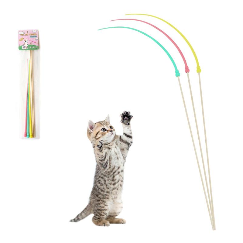 [Beloved] 猫じゃらし 猫 玩具 人気 ネズミのしっぽ 猫 おもちゃ ねずみのしっぽ 猫 鼠の尻尾 釣り竿 猫用おもちゃ 安全シリコン 猫 ネズミおもちゃ 天然 無害 竹棒 噛むおもちゃ ストレス解消