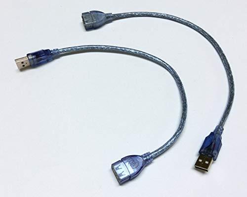 USB2.0 30cm 延長ケーブル (2個セット)