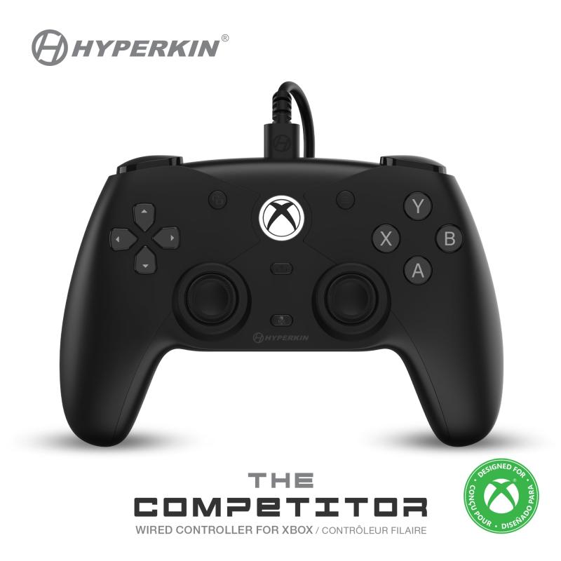 Hyperkin The Competitor 有線コントローラー|Xbox Series X|S/One 用|ホールエフェクト・背面ボタン・インパルストリガー- Variation P