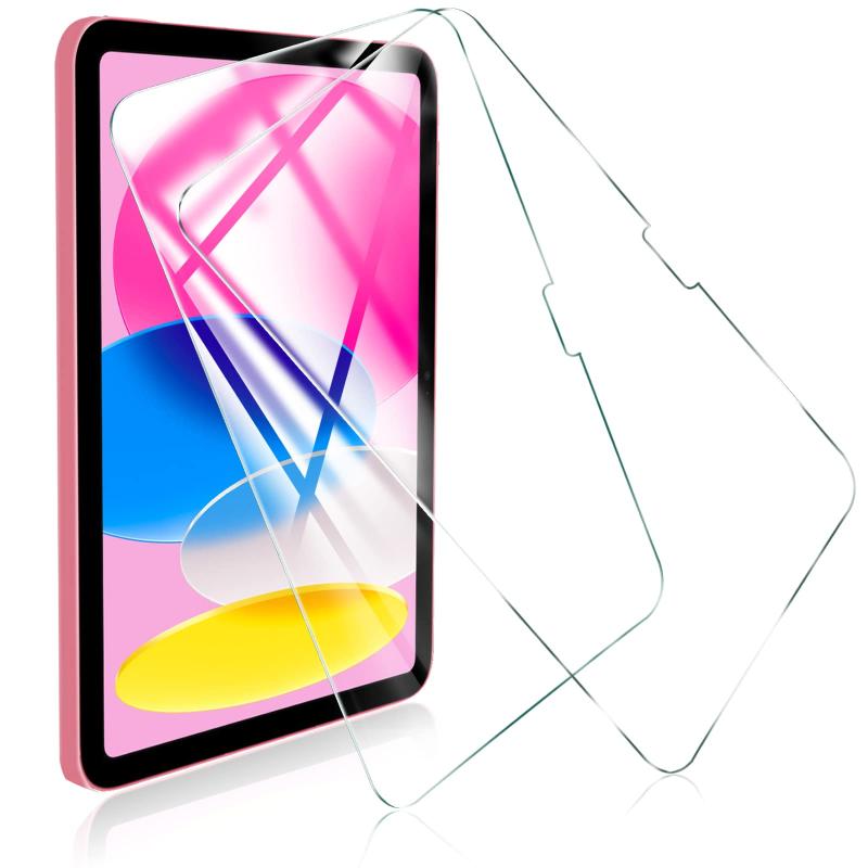 TRkin For iPad 10.9インチ 第10世代 専用の 強化ガラスフィルム 2枚入り For iPad 10.9インチ 第十世代 【 2022年秋モデル】 用の iPad 10.9インチ 第十世代 対応 液晶保護フィルム 気泡ゼロ 高透過率 硬