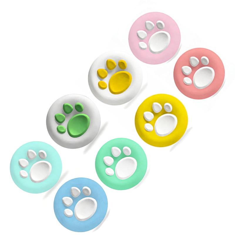 Y F LU GOO Switch 2/Switch 2 Pro対応 スティックカバー アナログスティックカバー スイッチ2 ジョイコン joy con対応 キャップ 保護カバー 8枚入れ 取り付け簡単 滑り止め 親指グリップキャップ 可愛