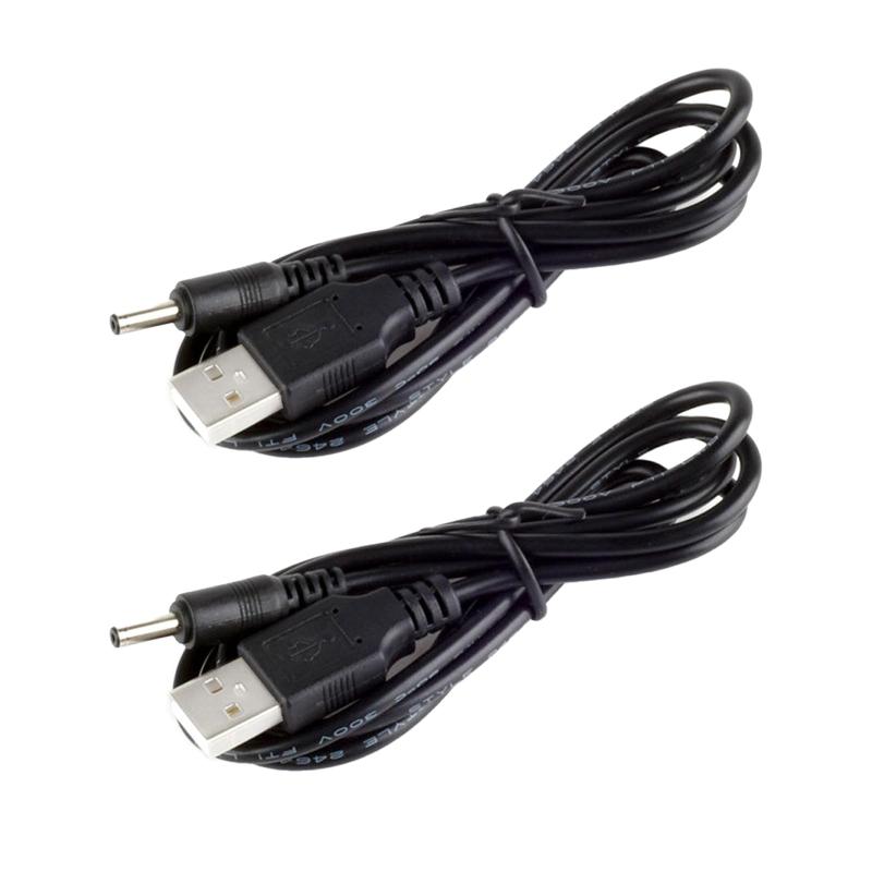 Akkerds USB 5V DC電源供給ケーブル 1M オス アダプタケーブル 電源ケーブル 24AWG (外径3.5mm 内径1.35mm) 2個