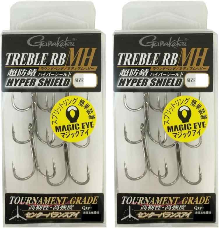 がまかつ(Gamakatsu) トレブルフック バラ トレブルRB-MH #3