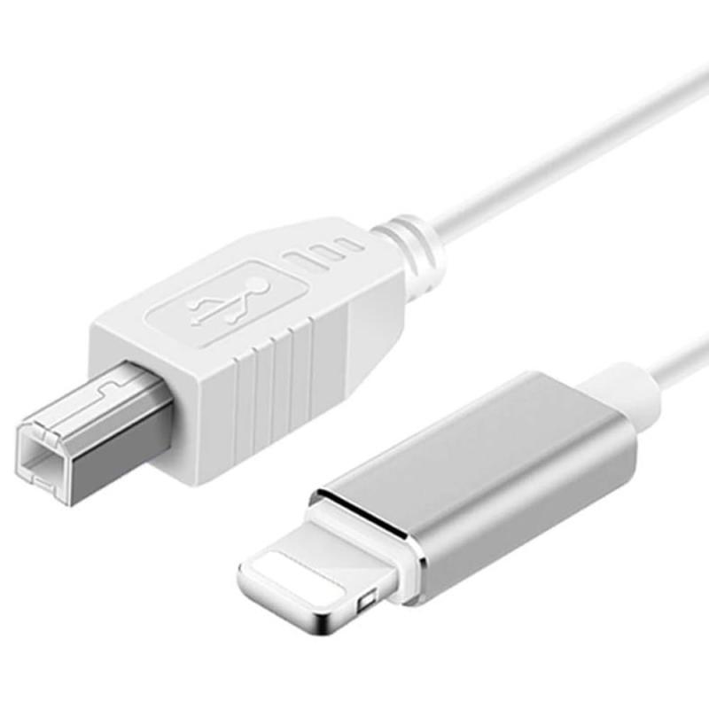 Lightning to USB 2.0ケーブルタイプB接続ケーブルコンバータオーディオインターフ...