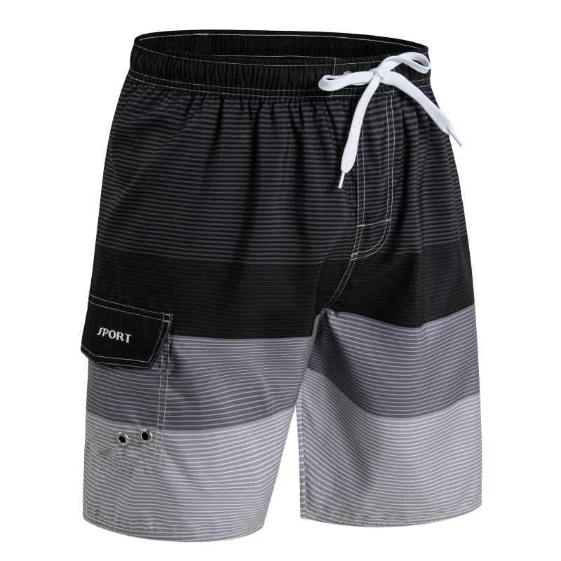 [KEFITEVD] 水着 メンズ 海水パンツ 速乾 夏服 大きいサイズ サーフパンツ メッシュインナー 水陸両用 撥水 海パン ウエストゴム トランクス ポケット付き ボードショーツ