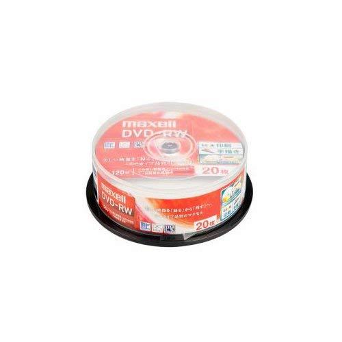 maxell 録画用DVD-RW 標準120分 1-2倍速 ワイドプリンタブルホワイト スピンドルケース入り 2 DW120WPA..
