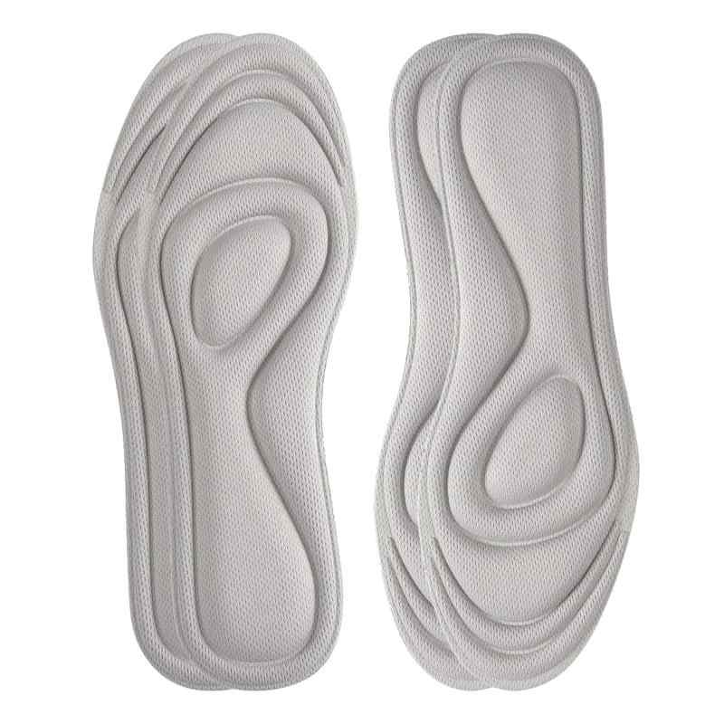 インソール 【2足4枚】 中敷き 人間工学に基づいた衝撃吸収 土踏まず かかと レディース メンズ サイズ調整 防臭 男女兼用 登山 立ち仕事 インソール