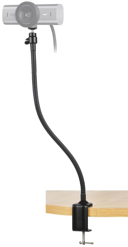 AceTaken 25インチ フレキシブルデスクトップジョー ロングアーム クランプマウントホルダースタンド Logitech MX Brio 4K Brio 4K Brio 500ウェブカメラに対応