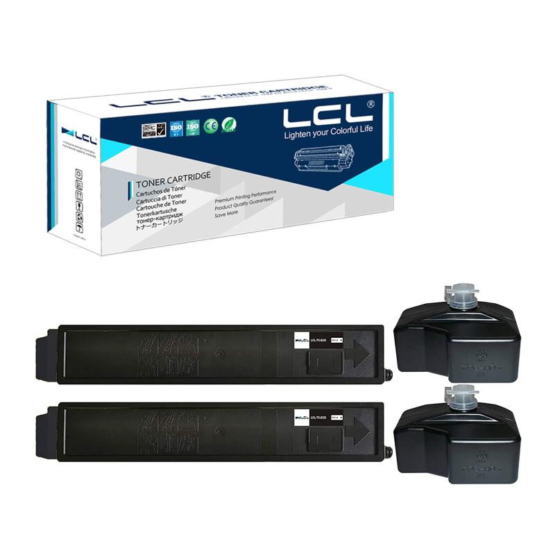 LCL Kyocera用 京セラ用 TK8326 TK-8326 TK8326K TK-8326K 互換トナーカートリッジ (2パック ブラック) 対応機種：TASKalfa 2551ci