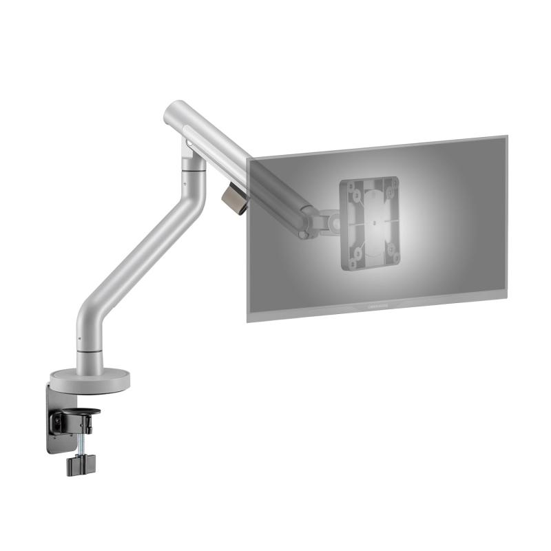 グリーンハウス メカニカルスプリング モニターアーム 17～32インチ対応 耐荷重3～9kg 前後移動が出来..