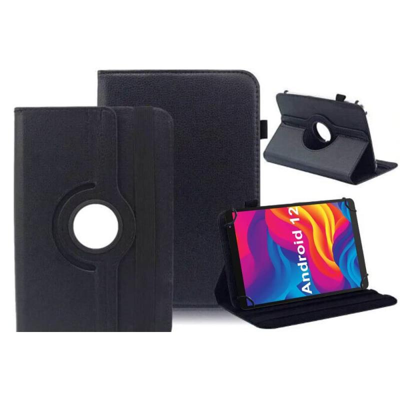 MARVUE TECH M8 /vasoun タブレット 7インチ タブレット 汎用ケース 【HVUYAL】 360度回転 スタンド機能付き 保護ケース 全面保護型 傷つけ防止 耐久性 タブレット タブレット カバー (ブラック)の商品画像