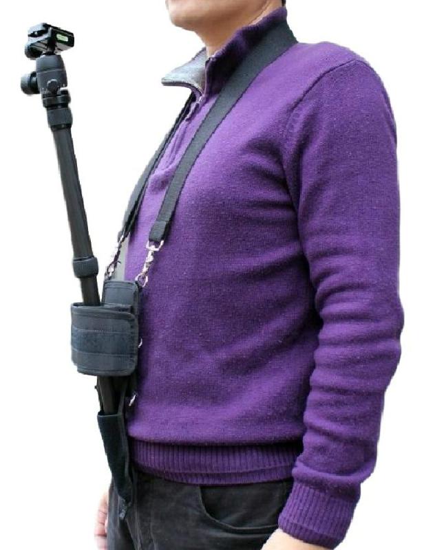 [なないろ館] 場所を選ばず腕が楽ぅ～ 一脚 三脚 ホルダー ネック ストラップ 式