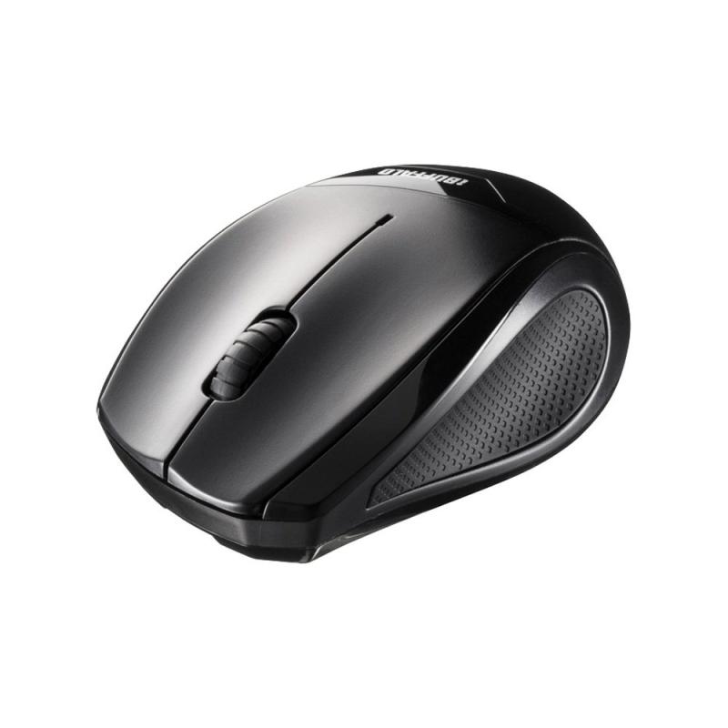 BUFFALO 無線(2.4GHz)BlueLEDマウス 静音/3ボタン