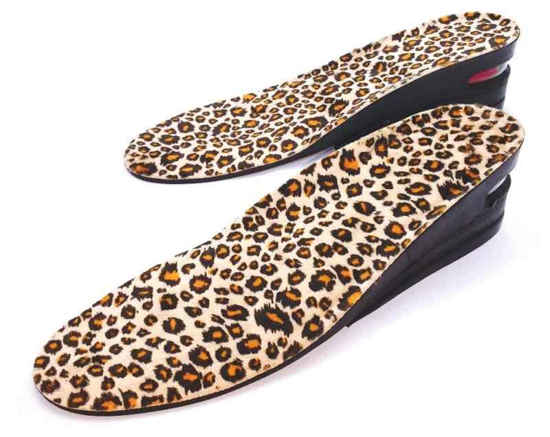 ヒョウ柄 3段 6cm 身長 アップ シークレットインソール エア 上げ底 厚底 中敷 FULL TYPE インソール 中敷き メンズ レディース 女性用 男性用 かかと 衝撃吸収 消臭 美脚 厚底シューズ 足長効果 メーカー型番：TOMOTOMI-HY3DAN原産国：韓国カラー：ヒョウ柄（レオパード）サイズ：小22.0cm～25.0cm、大25.0cm～28.5cm材質：MESH生地 + ウレタン素材