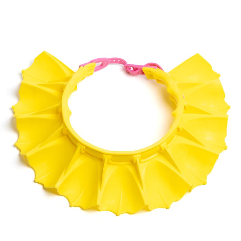 HIDERME シャンプーハット シャンプーキャップ シャワー嫌い解消水が目に入らない ヘアカット・洗髪用｜ 23段階 サイズ 調整 水漏れ防止 フリーサイズ 軽量 ソフト素材｜花かんむり 1歳 2歳