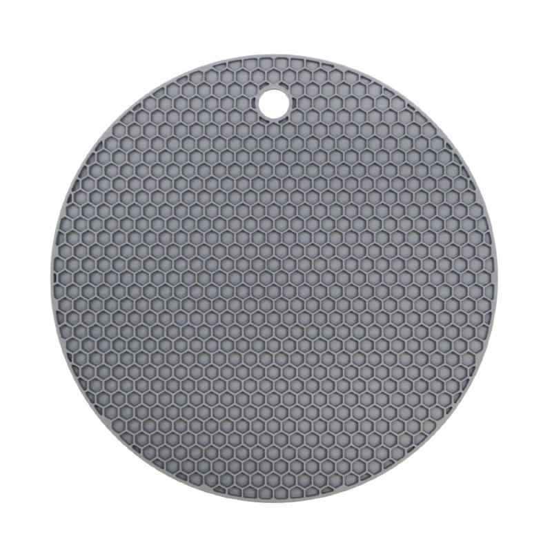 シリコン 鍋敷き 17.3cm 丸型 耐熱 キッチングッズ きらきらぷんぷん丸