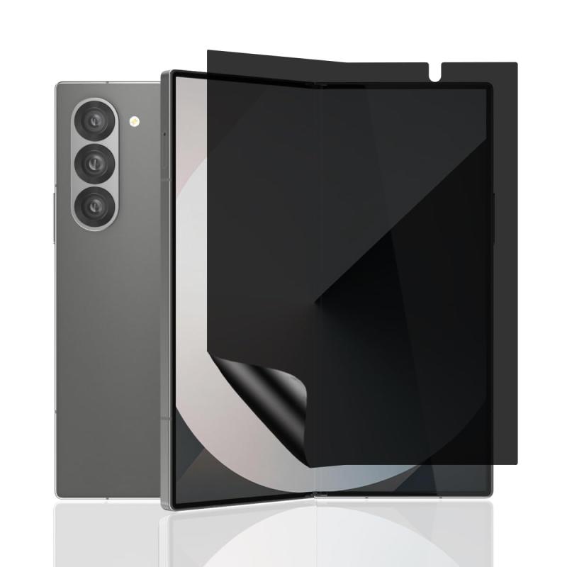 Annruiio【1枚セット】Galaxy Z Fold 6 フィルム 覗き見防止 【1枚セット】 TPU素材 ケースに干渉しない 全面保護 貼り付け簡単 指紋防..