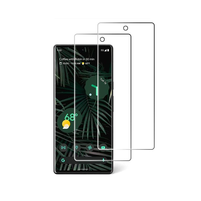 【2枚セット】FOR Google Pixel 6A 5G フィルム 強化ガラス 旭硝子製 FOR Google Pixel 6A 5G ガラスフィルム 全面保護 硬度9H 飛散防止 指紋防止 自動吸着 気泡防止 液晶保護フィルム