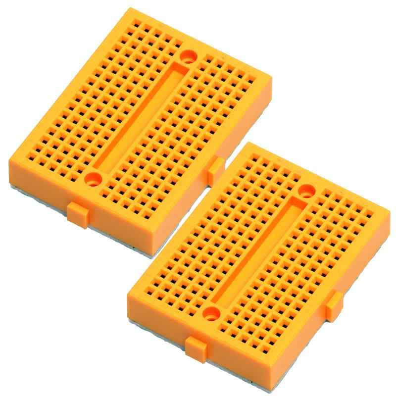 オーディオファン ブレッドボード 400穴 84mm × 56mm はんだレス ミニサイズ BREADBOARD 電子工作 電気..