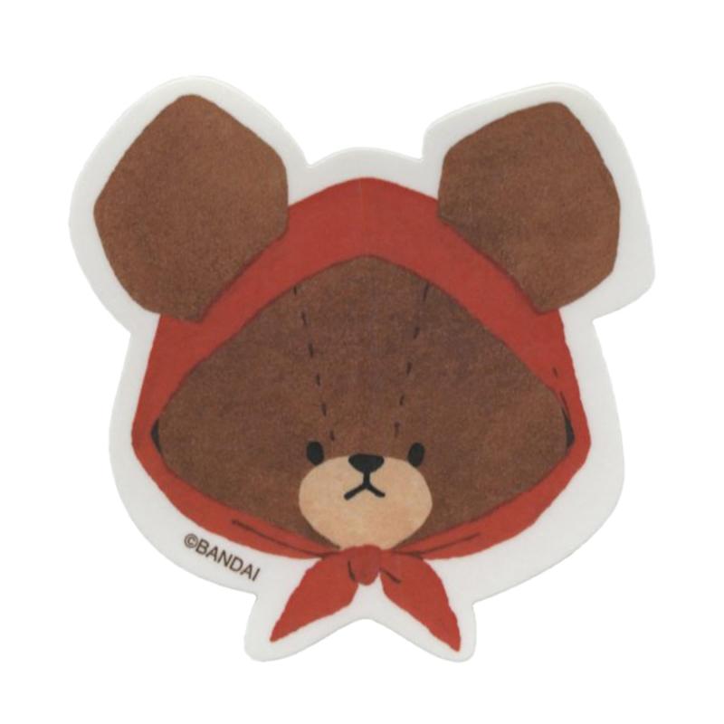 イーホントモ シール ダイカットステッカー くまのがっこう よこがお IP466022