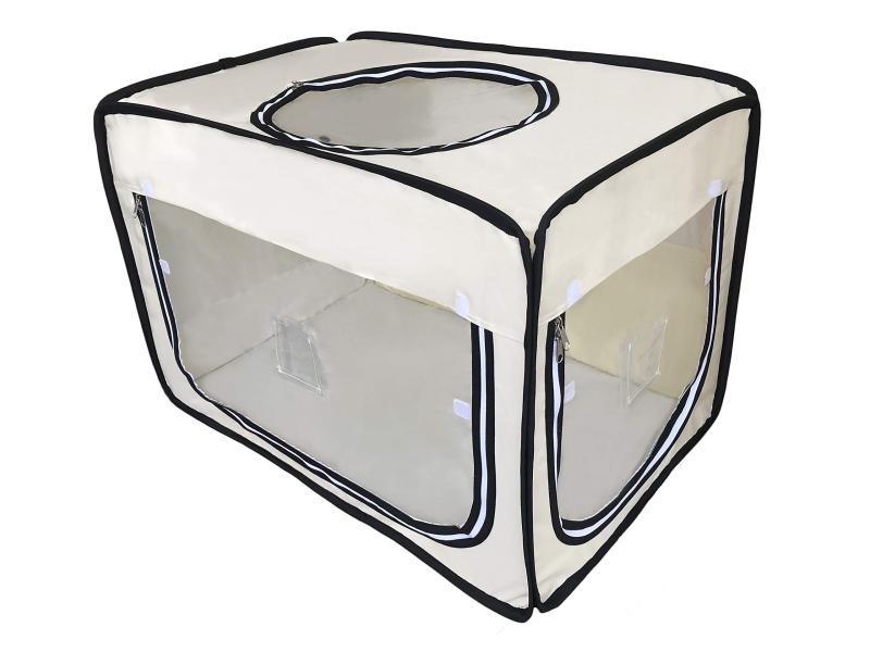 ペット用 酸素室用ケージ ペットオキシホテル スクエアMサイズ(外寸：W60×D90×H60cm)