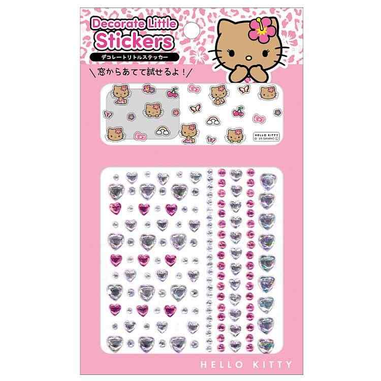 クラックス ハローキティ デコレートリトルステッカー 313991 推し活グッズ キラキラ ハート  ...