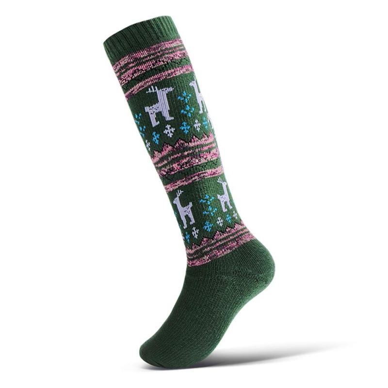 [レロコ] 子供 スキー靴下 キッズ スノーボード スキー用 ハイソックス 厚手 冬用 防寒 ソックス 男の子 女の子 パイル編み 足首サポート ソフト仕上げ 1 / 2 / 3 足入り 約4-14歳対応