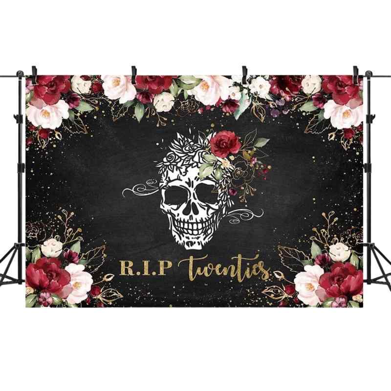 バック紙 背景紙 バックペーパー 装飾 デコレーション ボヘミアン 結婚式 ブライダルシャワー Halloween ハロウィン スタジオ 写真撮影 スケルトン ゴースト [34477-34488]