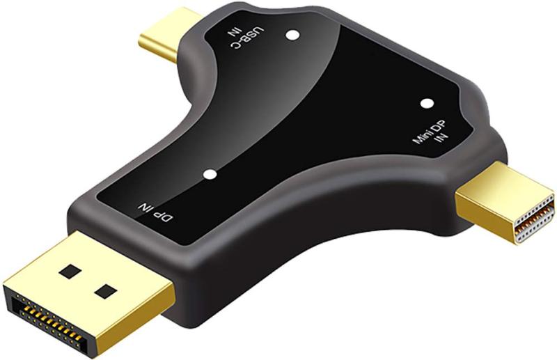 オーディオファン Type-C ディスプレイポート ミニディスプレイポート 3端子対応 HDMI出力アダプタ 4K対応