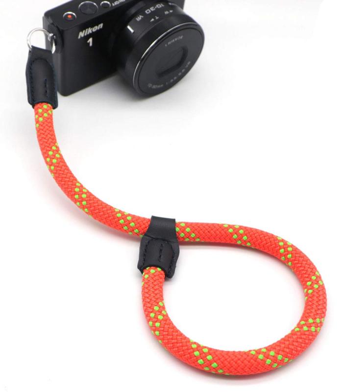 INPON ハンドストラップ 金属リング/リングカバー付き 一眼レフ/ミラーレス/コンパクトカメラ用 線径8mm