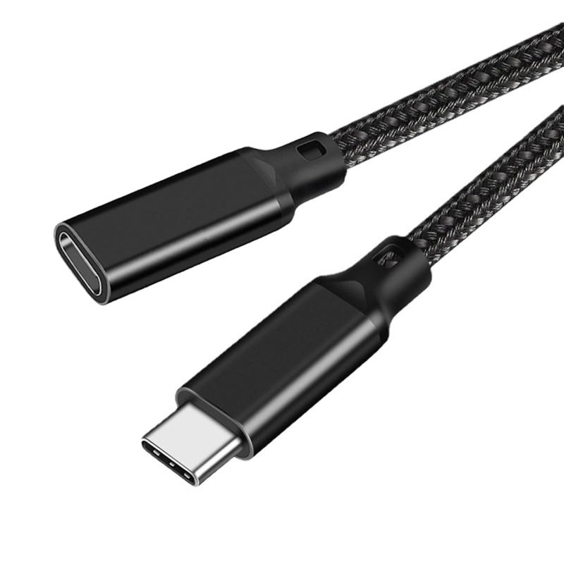 USB Type C 延長ケーブル 超高耐久ナイロン編み
