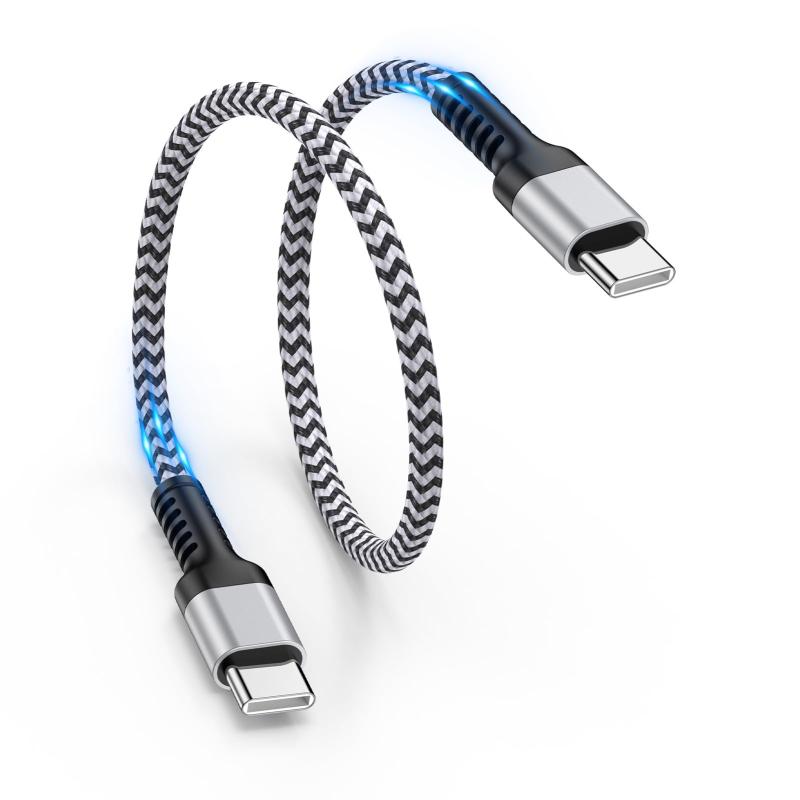 USB C ケーブル 短い iPhone16 充電ケーブル pd対応 30W 急速充電 タイプc 充電ケ...