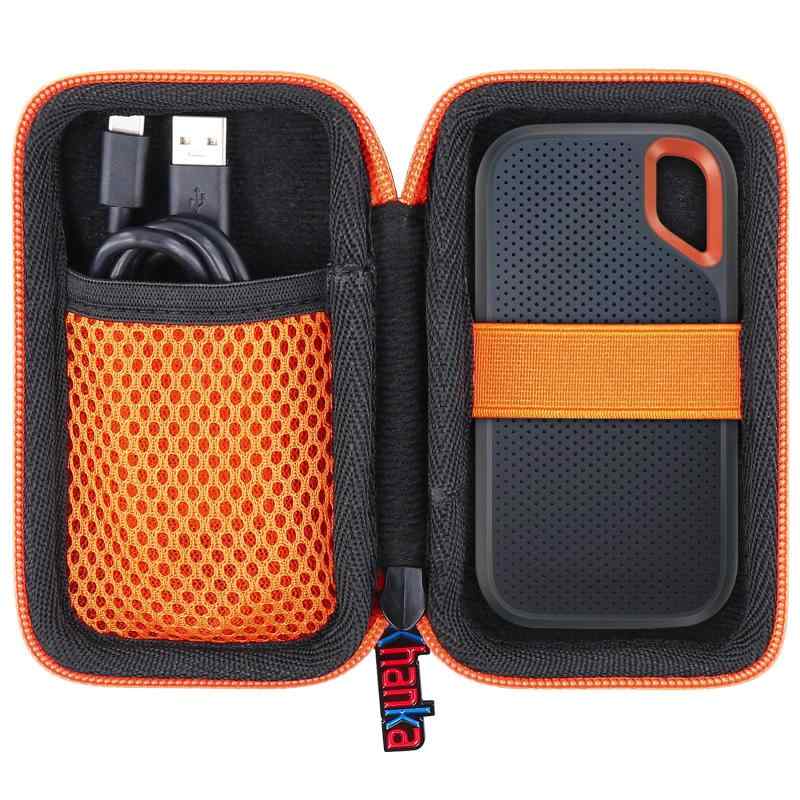 SanDisk 外付SSD 250GB 500GB 2TB 1TB エクストリームポータブル専用保護キャリングケース-Khanka