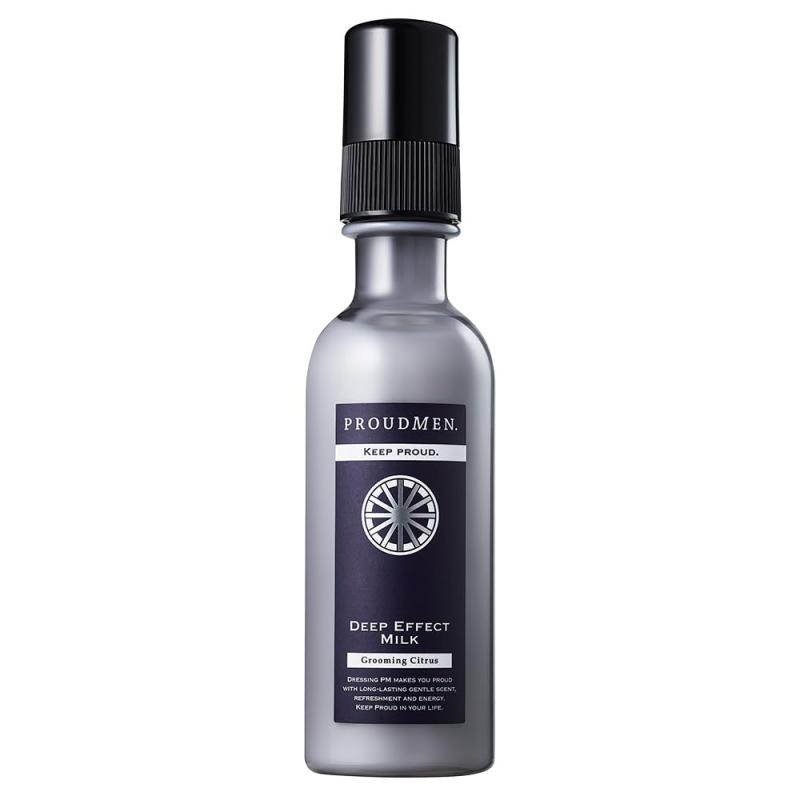 プラウドメン 乳液 メンズ ディープエフェクトミルク 150ml (グルーミング・シトラスの香り) 男性 男性用 スキンケア 保湿