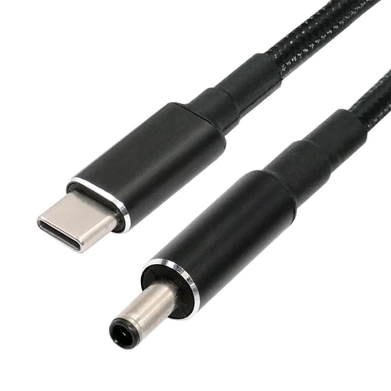 NFHK USB-C 100W 20V入力からDC PD電源65W出力充電ケーブル、QC PDタイプC対応、ノートパソコン用