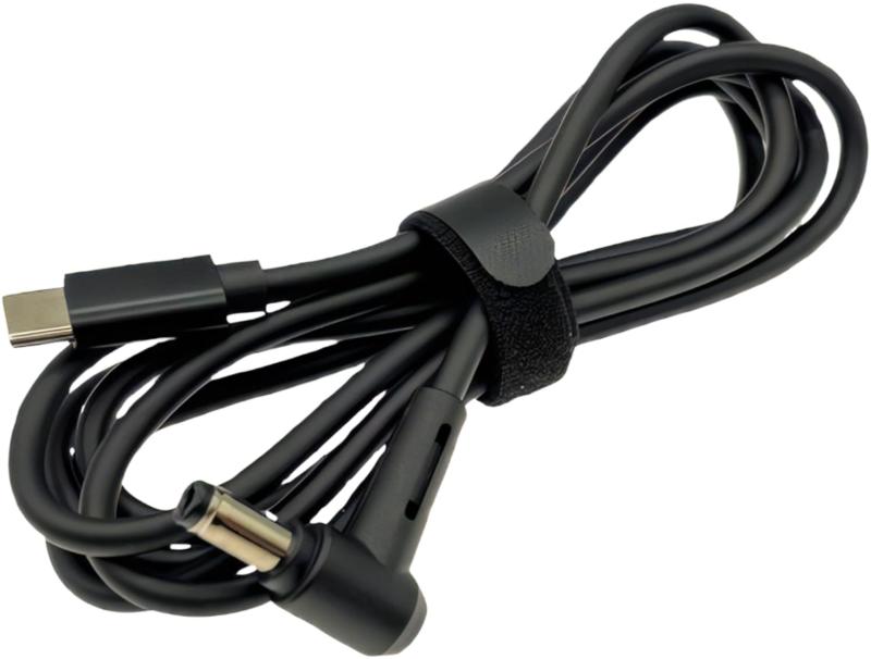 CNCTWO(コネクトツー) バートル エアークラフト 空冷服 AC09(24025年)バッテリー 充電アダプタAC2140代用 USB Type-C PDケーブル, 1.5m長, 柔らかいナイロン素材製, 高耐久 C2PD2140NY20L